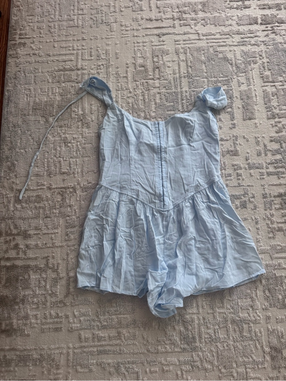 wild fable Light Blue Smocked Romper